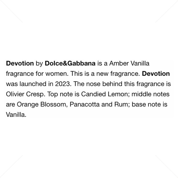 DOLCE & GABBANA Devotion Eau de Parfum - .33 fl oz NIB - Picture 4 of 6